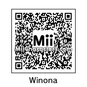 QR Code for Winona Ryder by Ajay