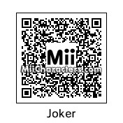 QR Code for The Joker by MiiBrowser