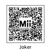 QR Code for The Joker by MiiBrowser