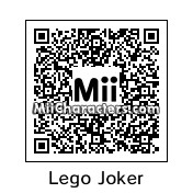 QR Code for Lego Joker by MiiBrowser