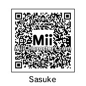 QR Code for Sasuke Uchiha by Lightning