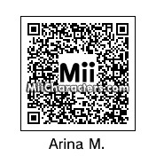 QR Code for Arina Makihara by Eben Frostey