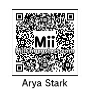 QR Code for Arya Stark by Andy Anonymous