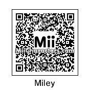 QR Code for Miley Cyrus by b walker