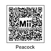 QR Code for Peacock by Huyosumi