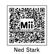 QR Code for Eddard Stark by Andy Anonymous