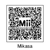 QR Code for Mikasa Ackerman by OasisBlaze