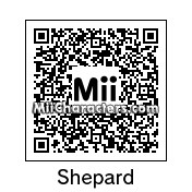 QR Code for Commander Shepard (Male) by Brunosky Inc