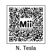 QR Code for Nikola Tesla by Ness and Sonic