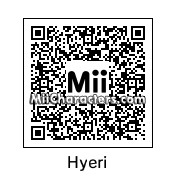 QR Code for Hyeri by damone