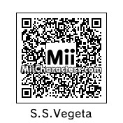 QR Code for Super Saiyan Vegeta by Andy Anonymous