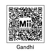 QR Code for Mahatma Gandhi by Techno Tater