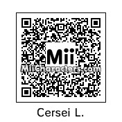 QR Code for Cersei Lannister by Luthien Frost