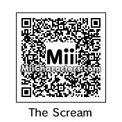 QR Code for The Scream by TeeOS