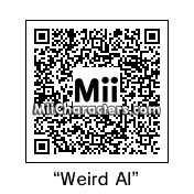 QR Code for "Weird Al" Yankovic by MickJamesFromY