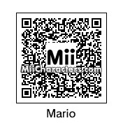 QR Code for Mario by Amiibo Maker