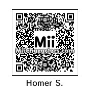 QR Code for Homer Simpson by 3dsGamer2007