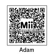 QR Code for Adam Savage by Master Mii