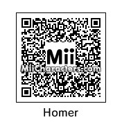 QR Code for Homer Simpson by Junks