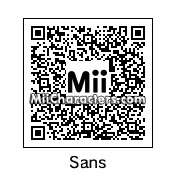 QR Code for Sans by Frisk