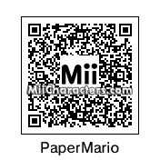 QR Code for Paper Mario by Mii Central