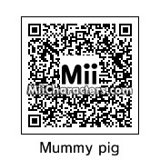 QR Code for Mummy Pig by a guy