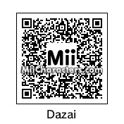 QR Code for Dazai Osamu by NinaMarie