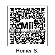 QR Code for Homer Simpson by Cheby