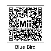 QR Code for Blue Angry Bird by Geno