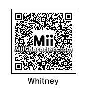 QR Code for Whitney Houston by Mandee