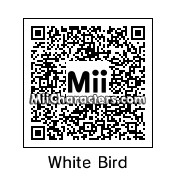 QR Code for White Angry Bird by NuCreat