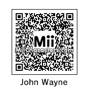 QR Code for John Wayne by Henri