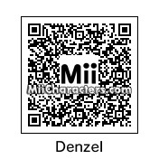 QR Code for Denzel Washington by Ajay