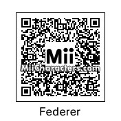 QR Code for Roger Federer by Tocci