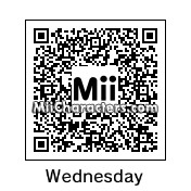 QR Code for Wednesday Addams by !SiC