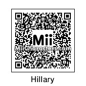 QR Code for Hillary Clinton by rababob