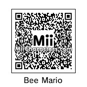 QR Code for Bee Mario by Toon and Anime