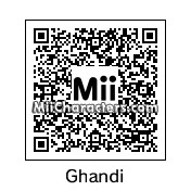 QR Code for Mahatma Gandhi by Eric