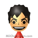 Monkey D. Luffy Mii Image by Mii Maker JL