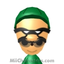 Masked Luigi Mii Image by Andrew