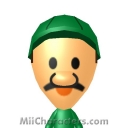 Paper Luigi Mii Image by Mii Central