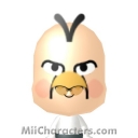 White Angry Bird Mii Image by NuCreat